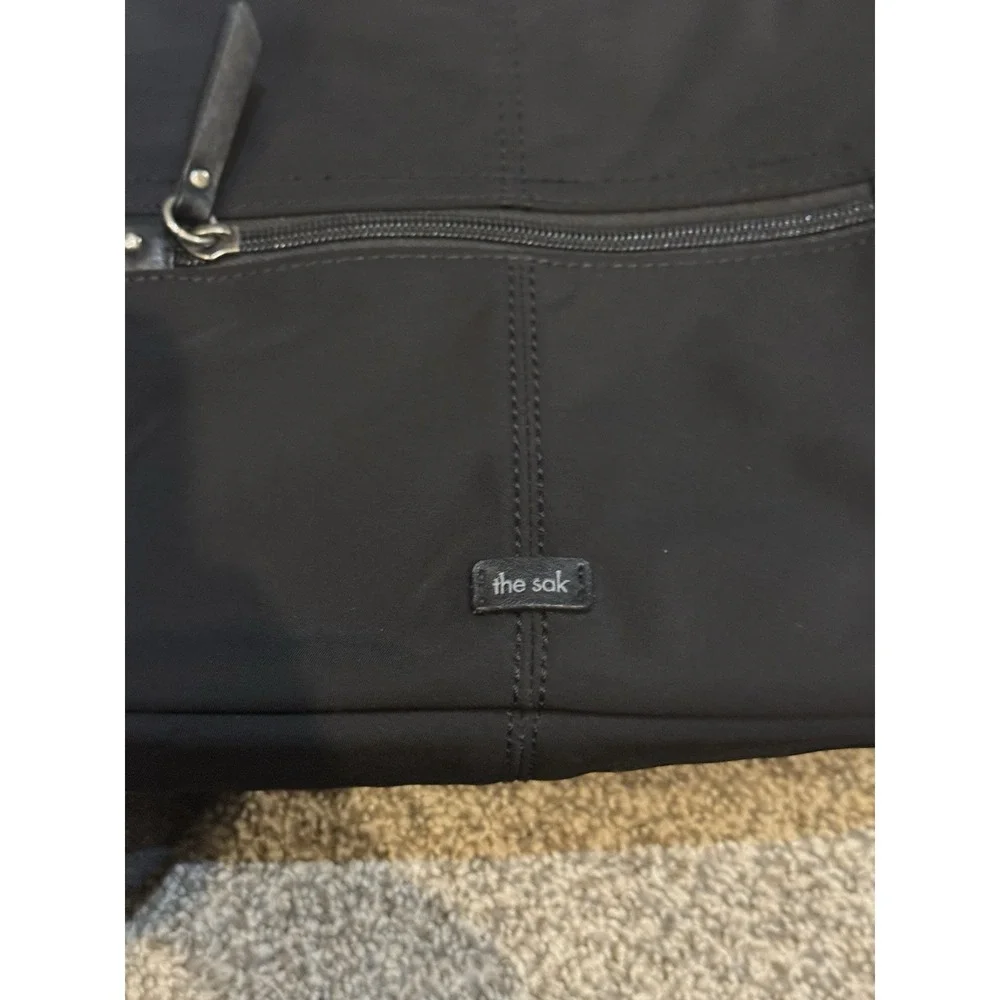 THE SAK‎ Esperato Nylon Hobo Crossbody Bag Black